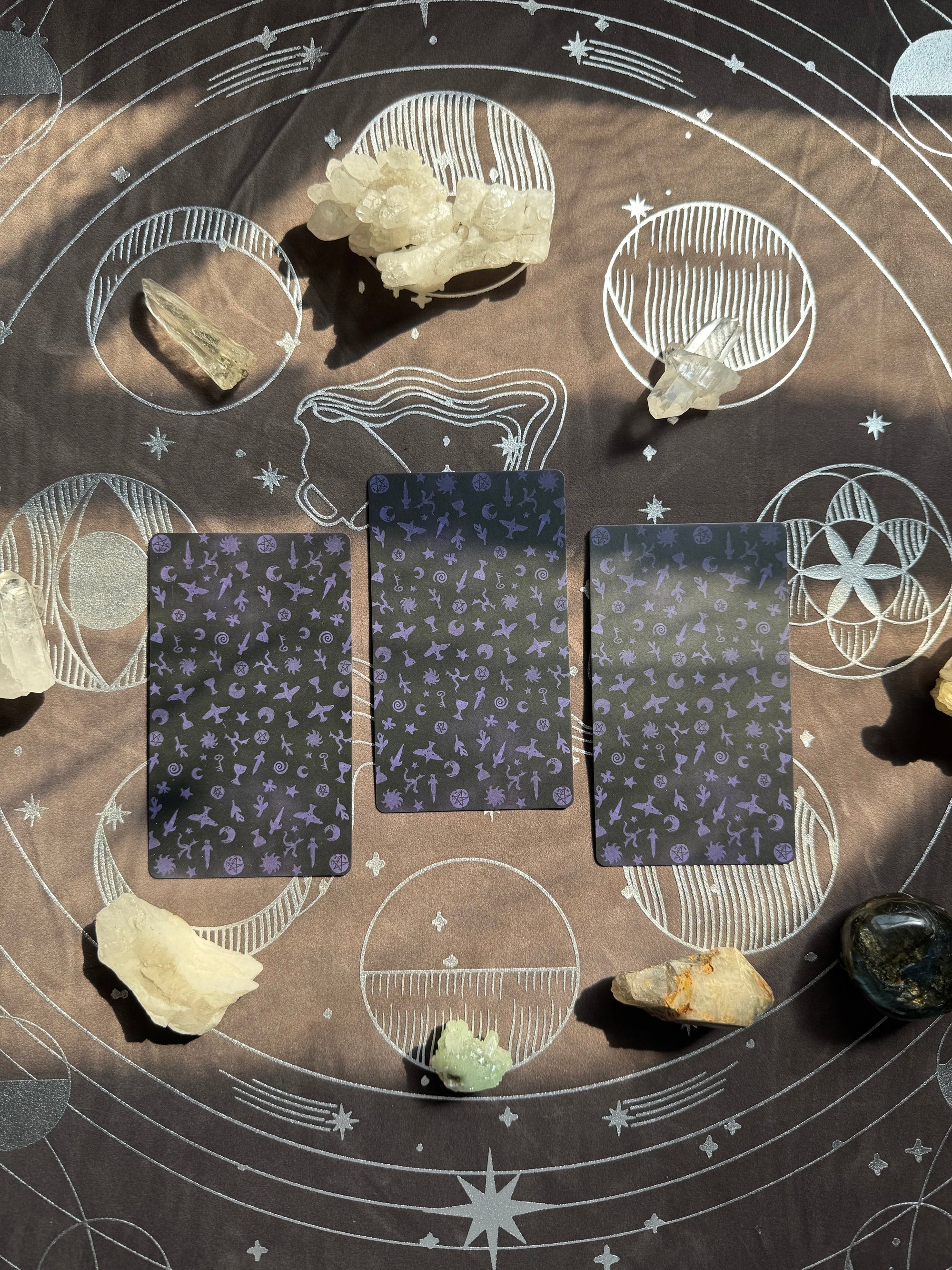 Star Seeker Altar Cloth - Soft Grey