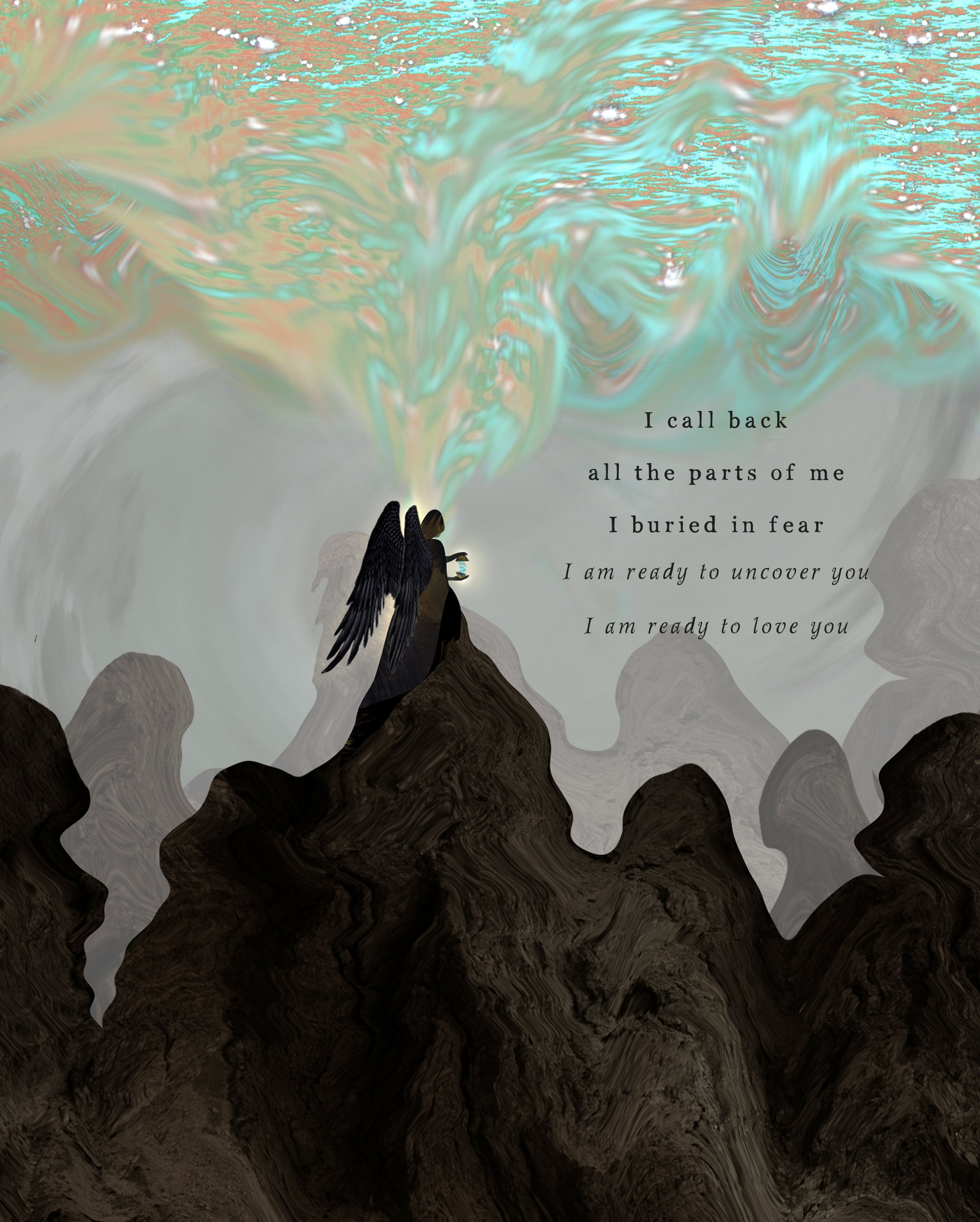Parts of Me ⛰️ Art Print