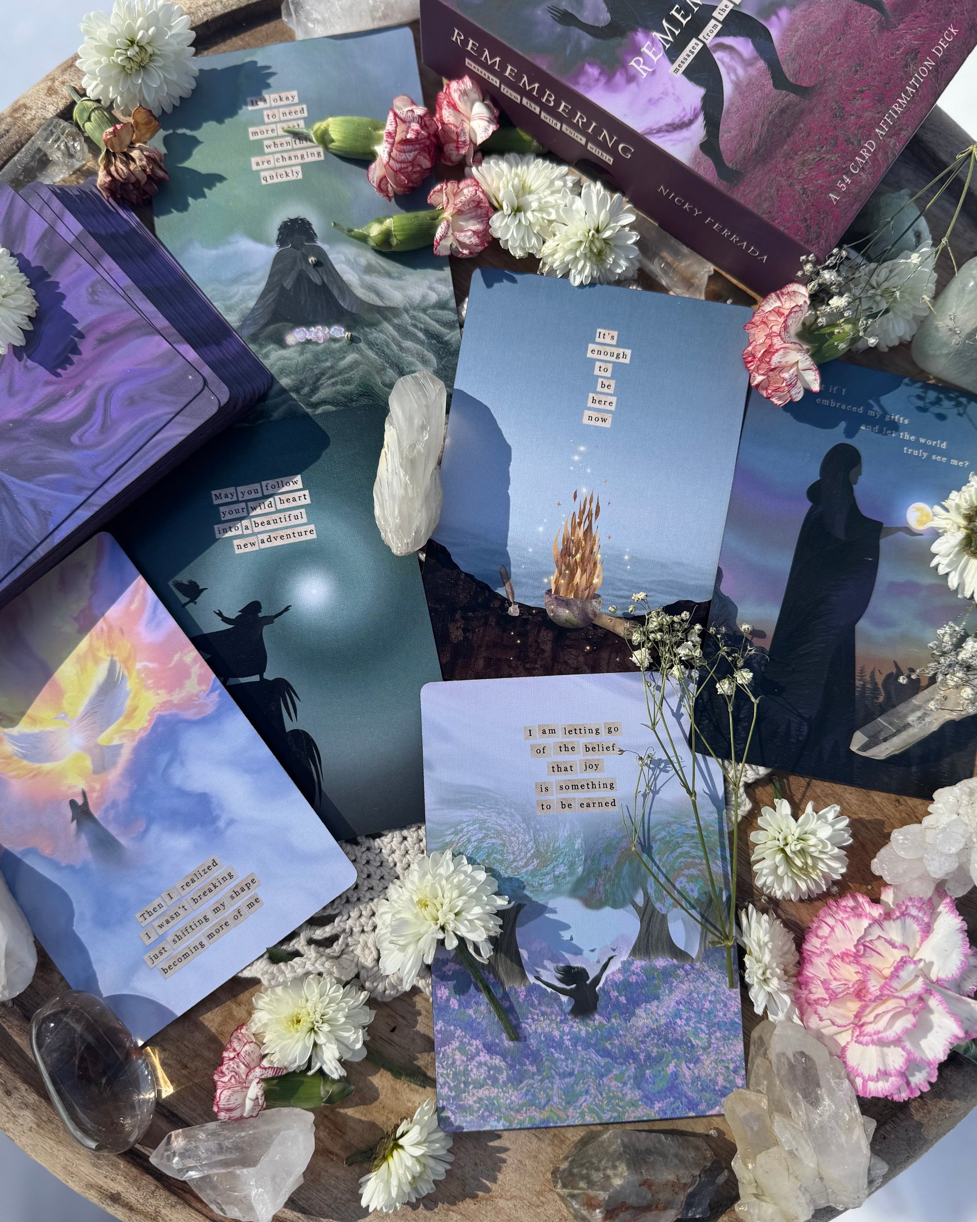 COMING SOON! Remembering: Messages from the Wild Voice Within Affirmation Deck